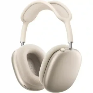 Apple AirPods Max Type C Edition Starlight premium over ear headphones with memory foam ear cushions