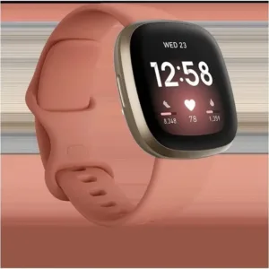 Fitbit Versa 3 Pink health smartwatch with Google Assistant and long battery life