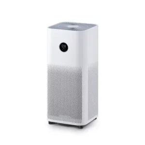 Xiaomi Mi Smart Air Purifier 4 white angled view with high efficiency filter and smart home features