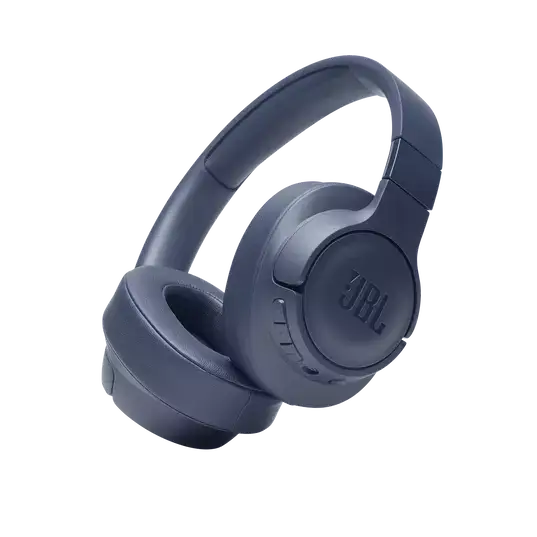 JBL Tune 710BT Foldable Lightweight Design – Side Profile JBL Tune 710BT Bluetooth headphones showcasing foldable design and lightweight over-ear structure